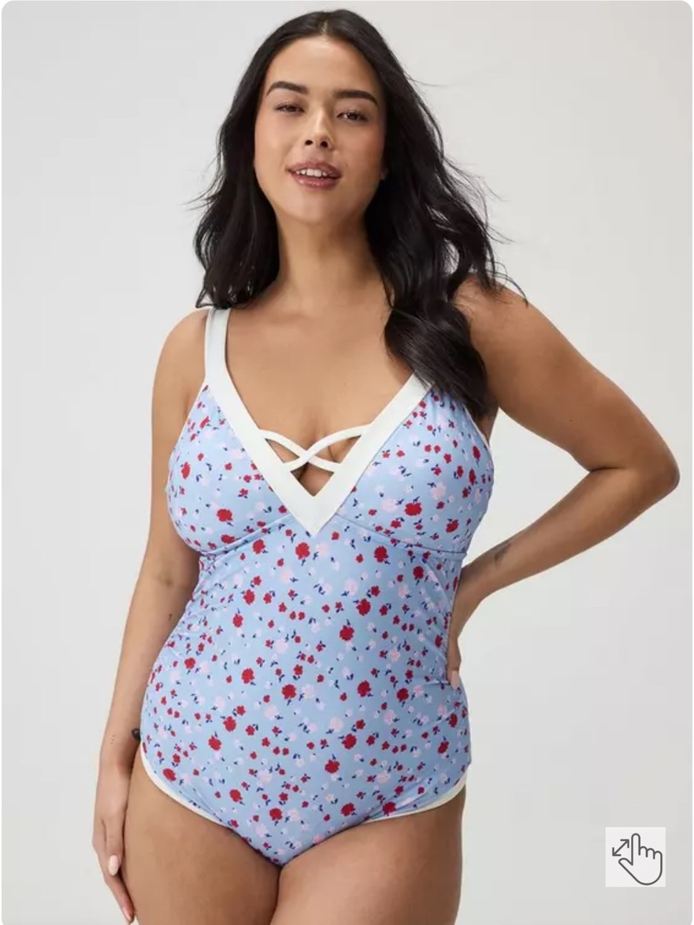 Torrid Wire-Free V-Plunge Cheeky One Piece
